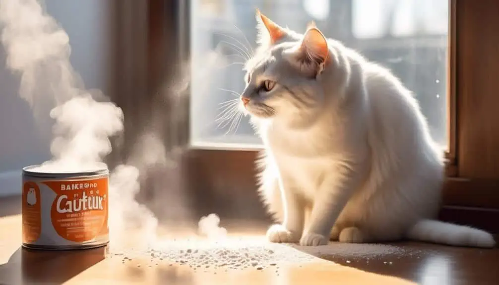 baking soda and cats