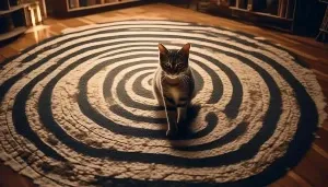cat behavior decoded circle walking ritual