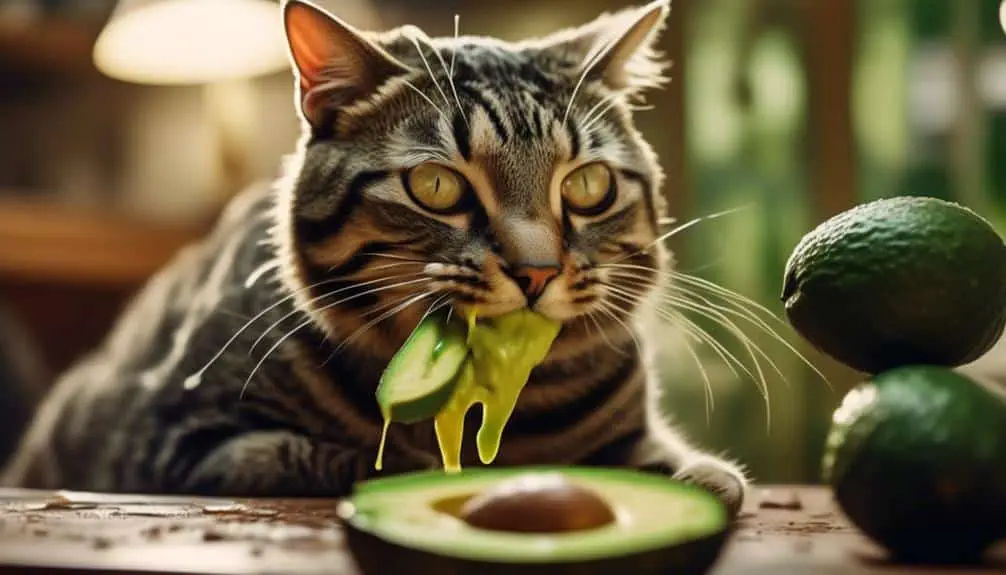 cats and avocado skin