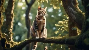 cats escape tree challenge
