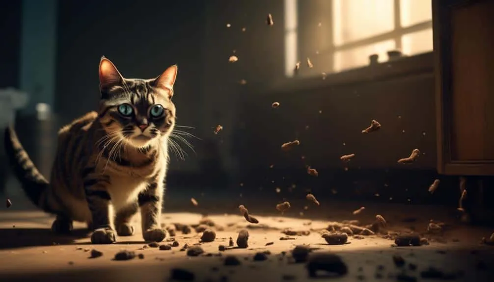cats poop when scared