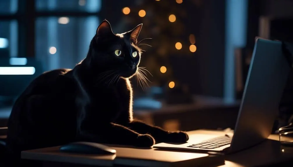 curiosity of cats and keyboards