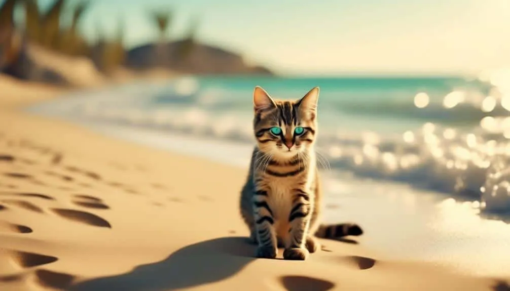feline fun at cat beach