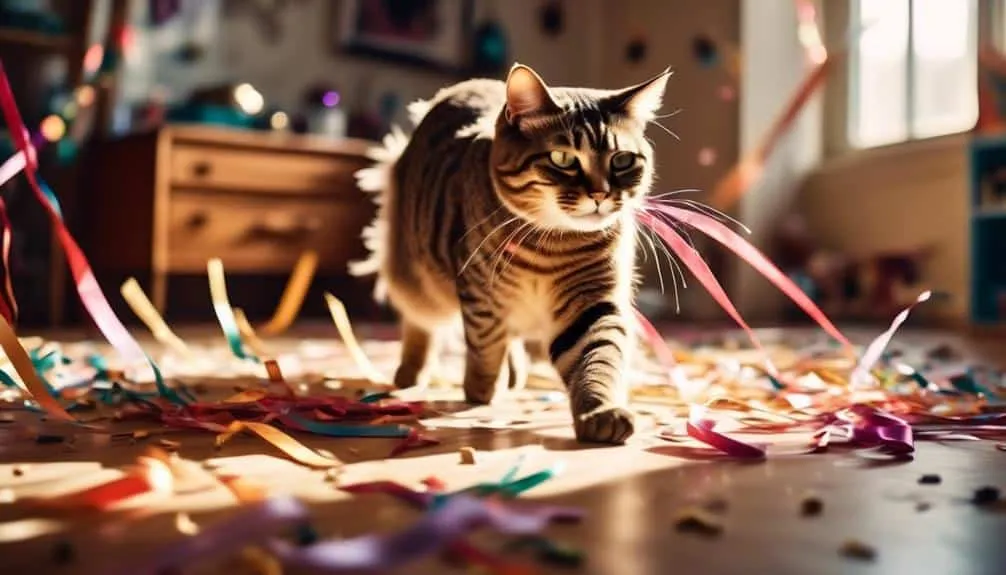 playful cat entertainment without toys