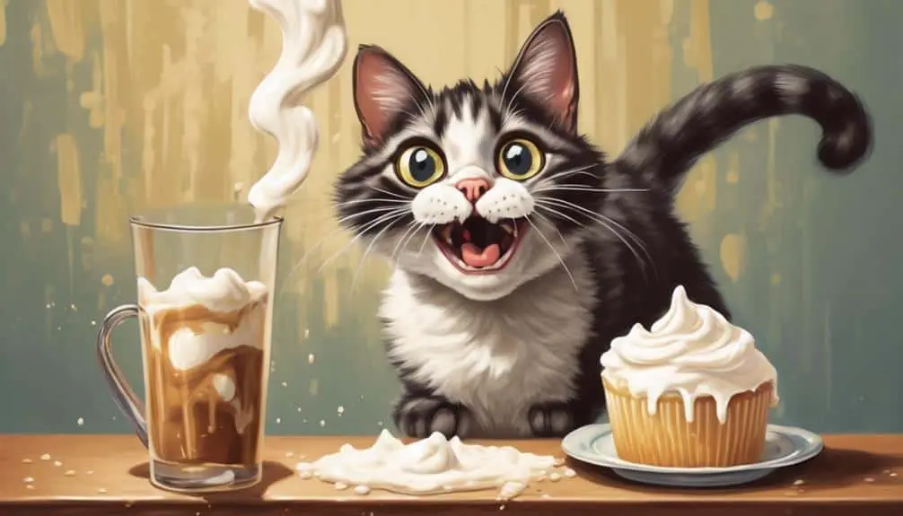 whipped cream hazards for cats