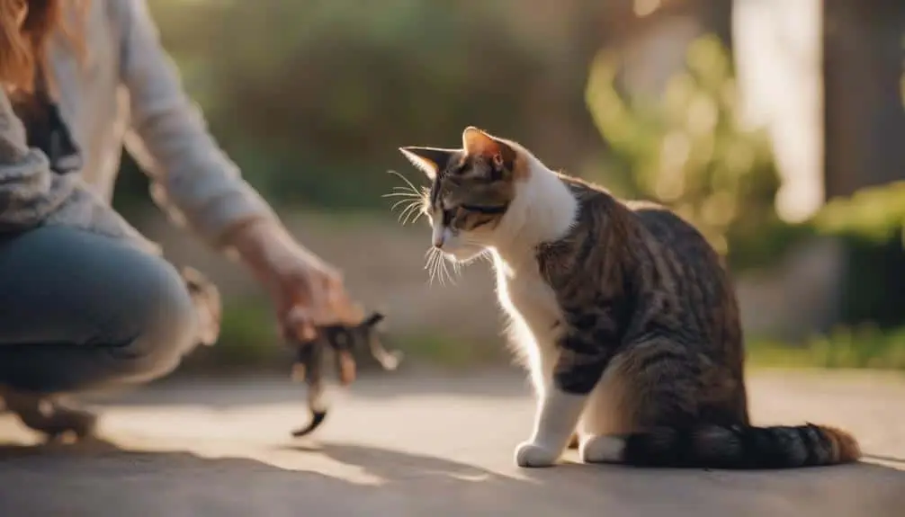 calm a hissing cat