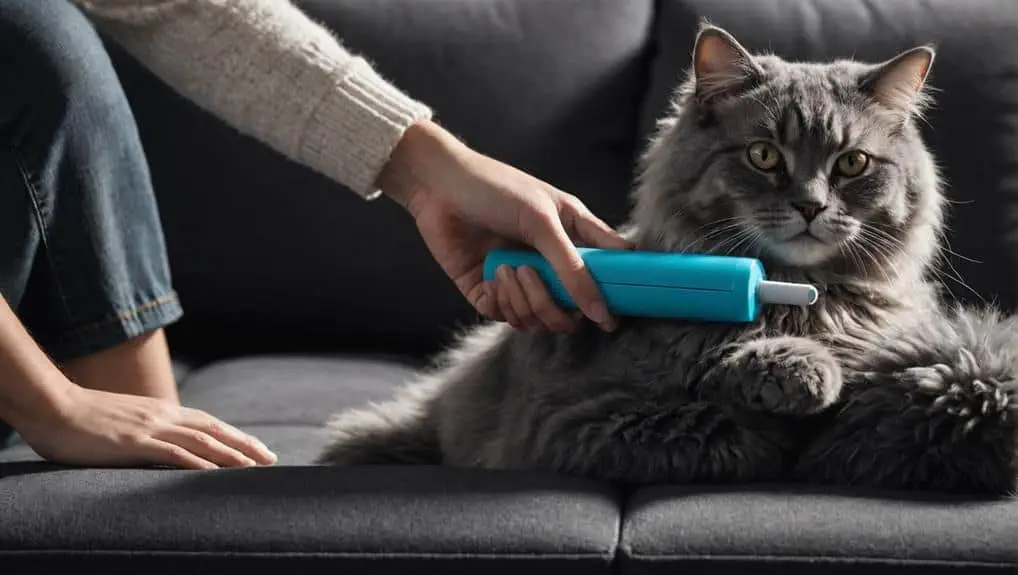 effective furniture cat hair removal