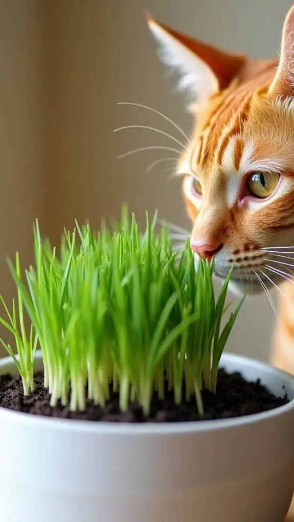 home cat grass cultivation